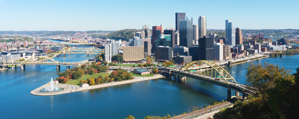 Panoramic view of Pittsburgh, Pennsylvania