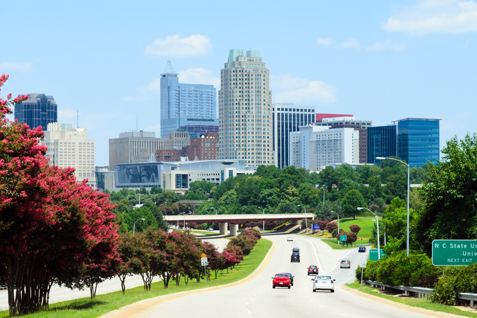 View of downtown Raleigh, North Carolina